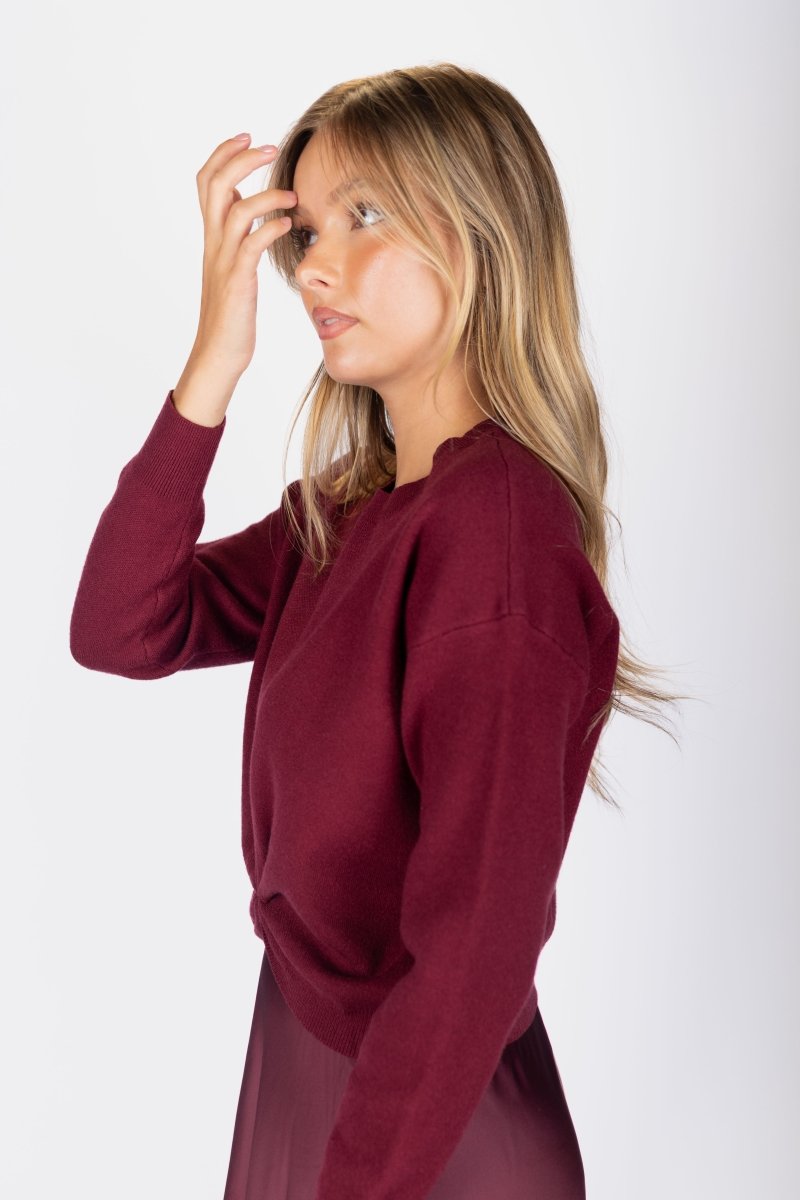 Daisy Top (Burgundy) - Top - Yakira Bella