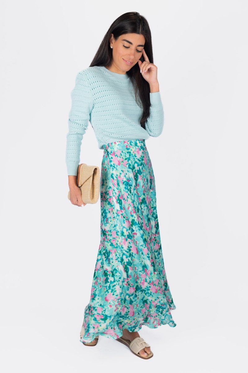 DAKOTA SKIRT (AQUA) - Skirt - Yakira Bella