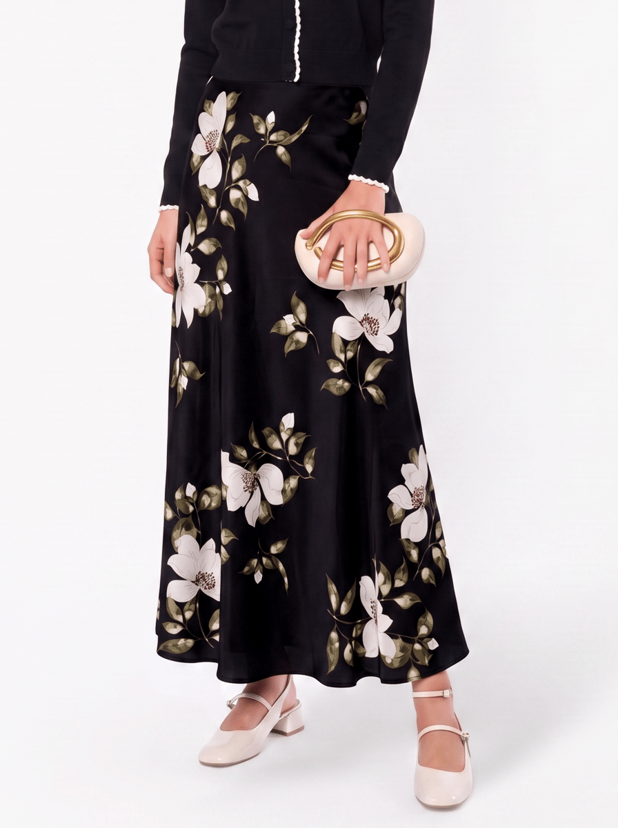 Dakota Skirt (Black Green) - Skirt - Yakira Bella