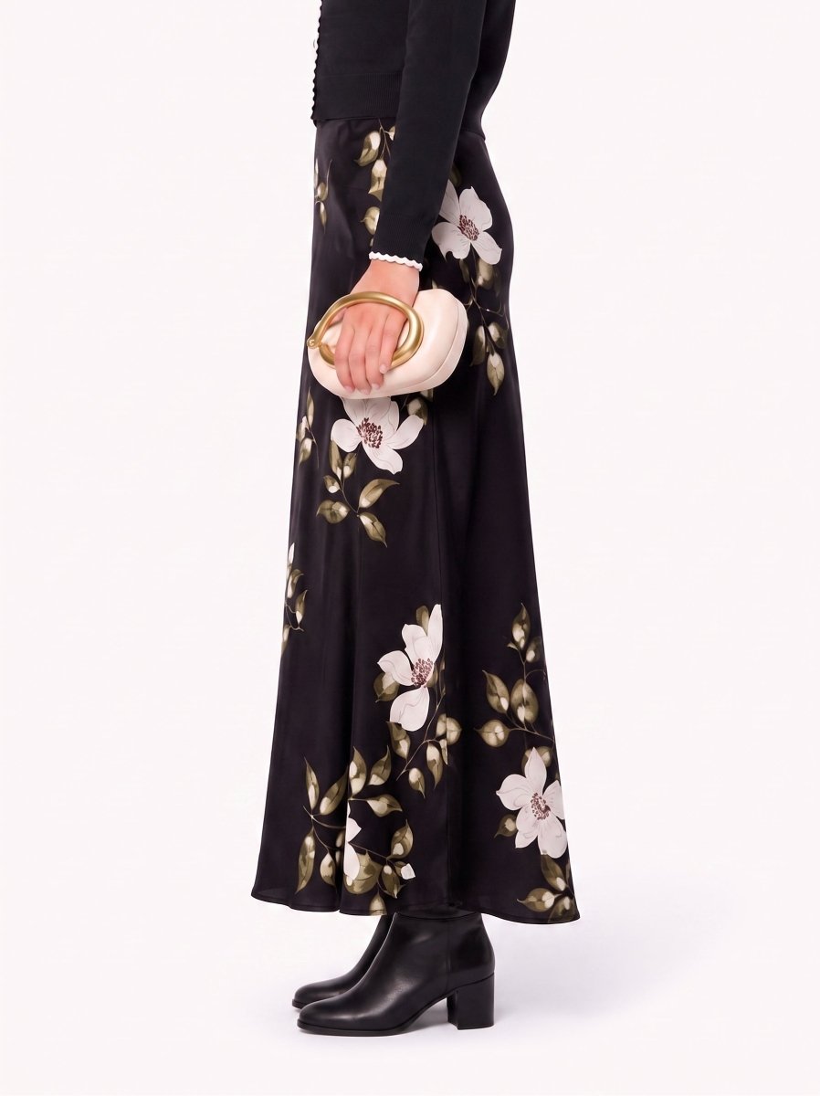 Dakota Skirt (Black Green) - Skirt - Yakira Bella