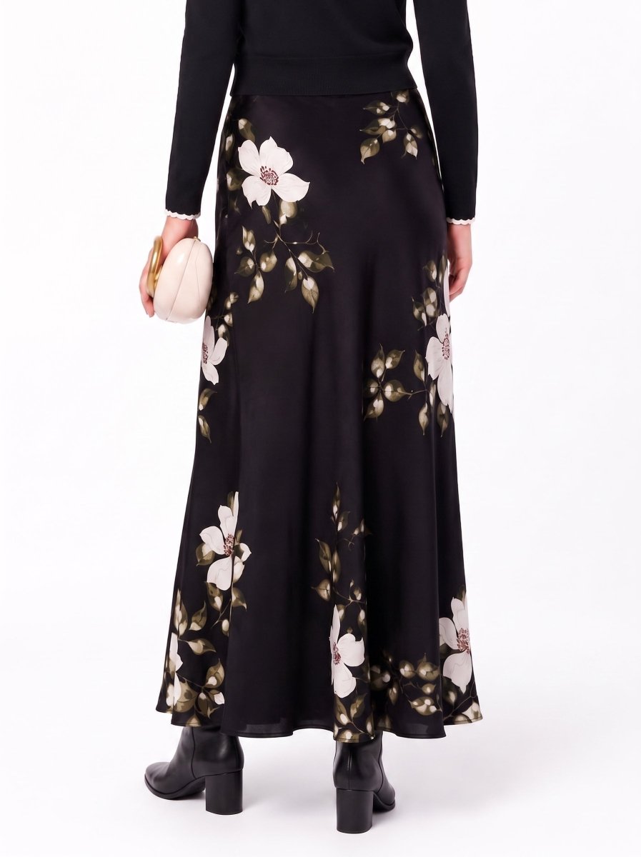 Dakota Skirt (Black Green) - Skirt - Yakira Bella