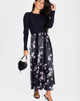 Dakota Skirt (Black Ground) - Skirt - Yakira Bella