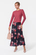 Dakota Skirt (Black Pink)
