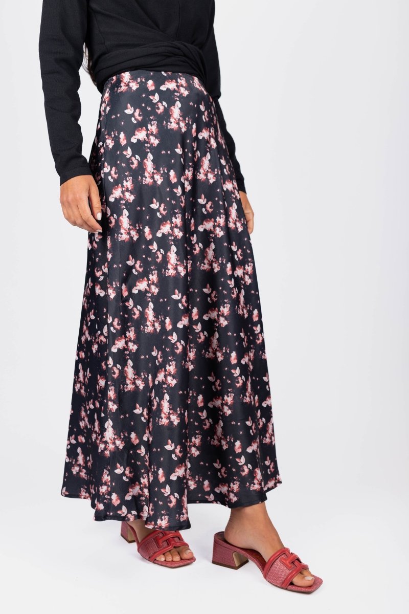 Dakota Skirt (Black/Red) - Skirt - Yakira Bella