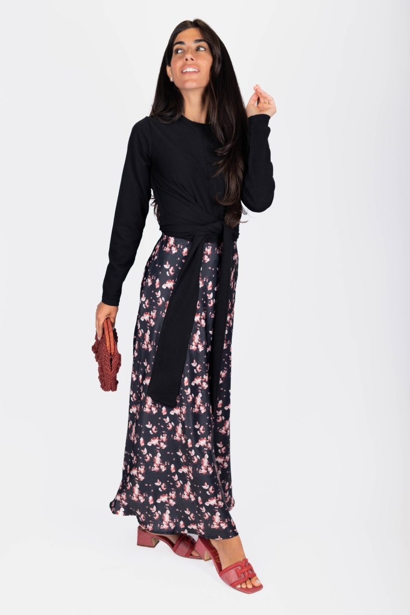 Dakota Skirt (Black/Red) - Skirt - Yakira Bella