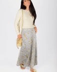 Dakota Skirt (Blue/Grey) - Skirt - Yakira Bella