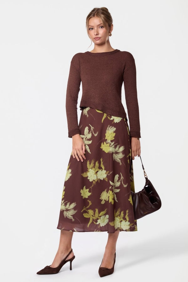 Dakota Skirt (Brown Ground) - Skirt - Yakira Bella