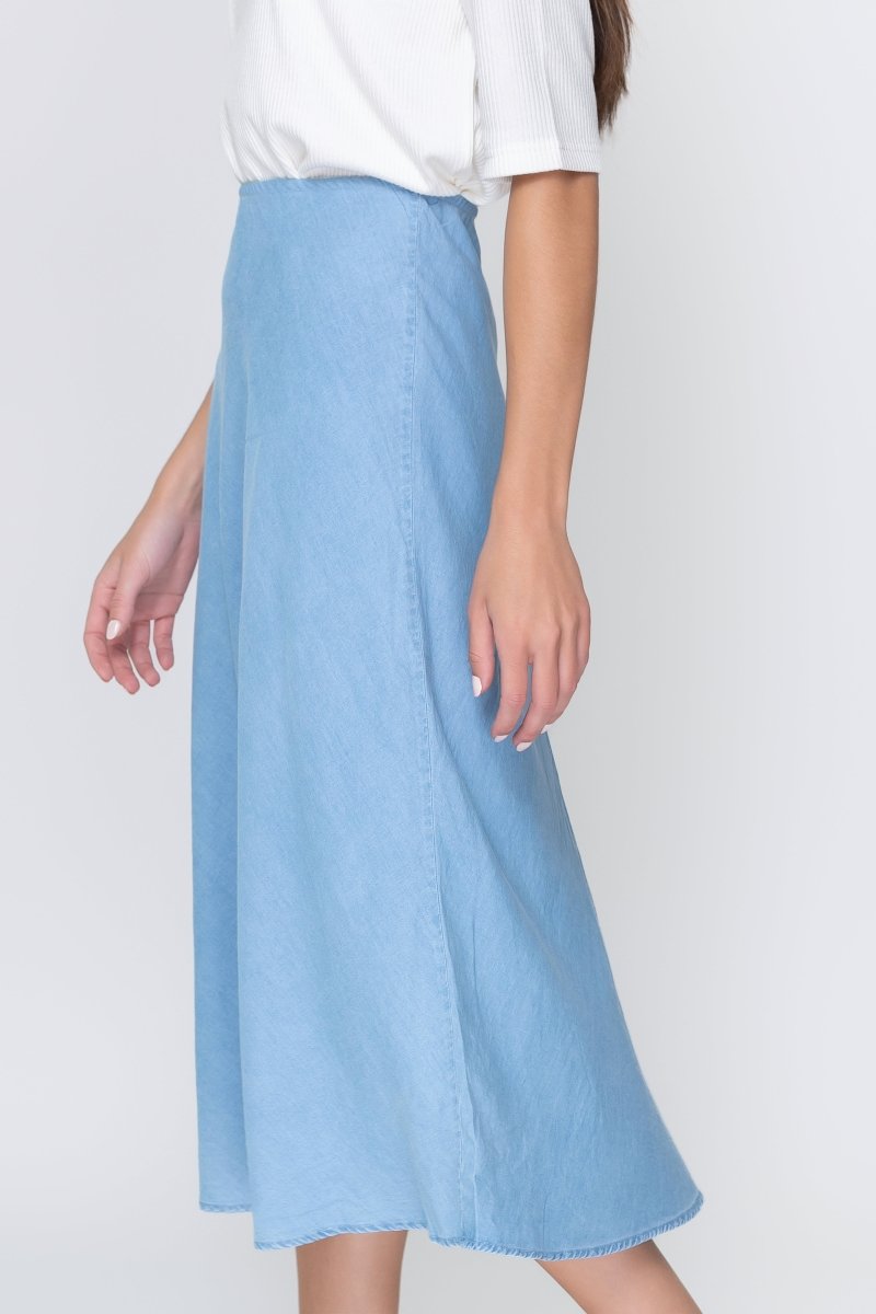 DAKOTA SKIRT (CHAMBRAY) - Skirt - Yakira Bella