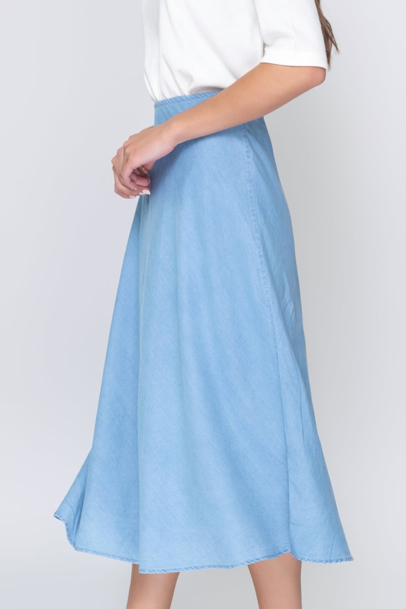 Dakota Skirt (Chambray) – Yakira Bella