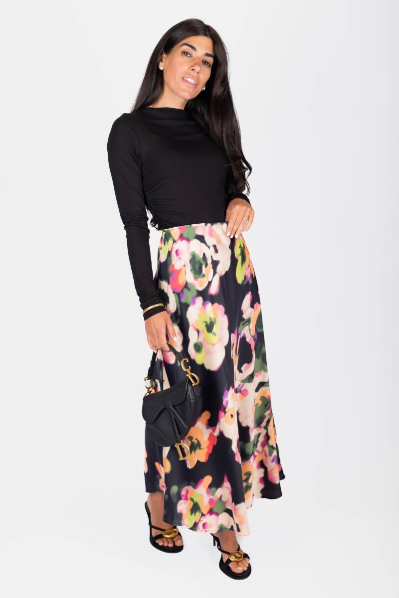 Dakota Skirt (Green Multi) - Skirt - Yakira Bella