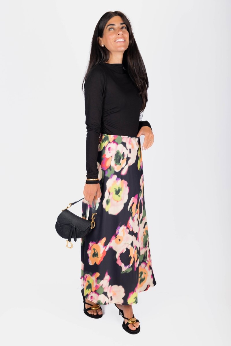 Dakota Skirt (Green Multi) - Skirt - Yakira Bella