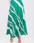 DAKOTA SKIRT (GREEN/DARK GREEN) - Skirt - Yakira Bella