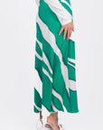 DAKOTA SKIRT (GREEN/DARK GREEN) - Skirt - Yakira Bella