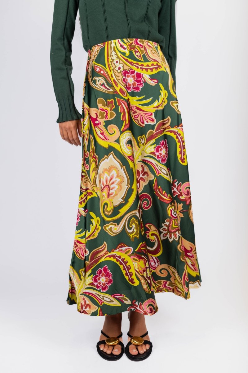Dakota Skirt (Green/Ground) - Skirt - Yakira Bella