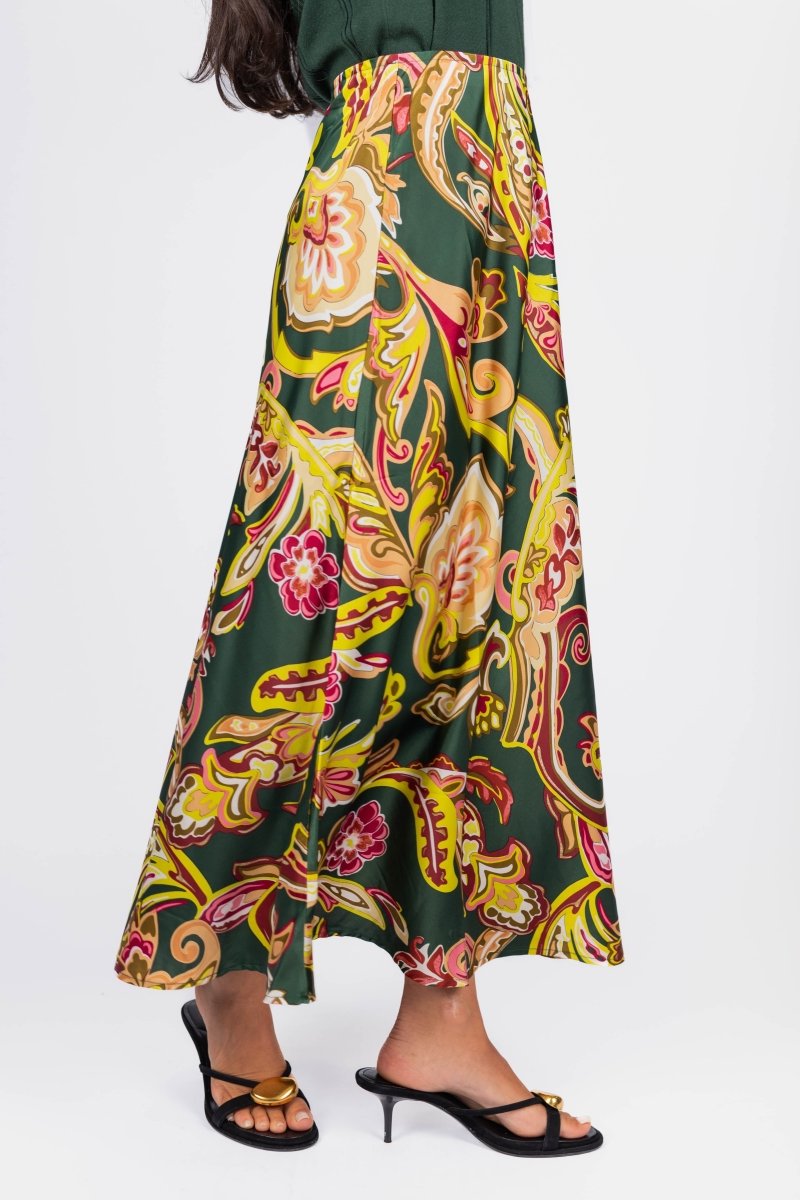 Dakota Skirt (Green/Ground) - Skirt - Yakira Bella