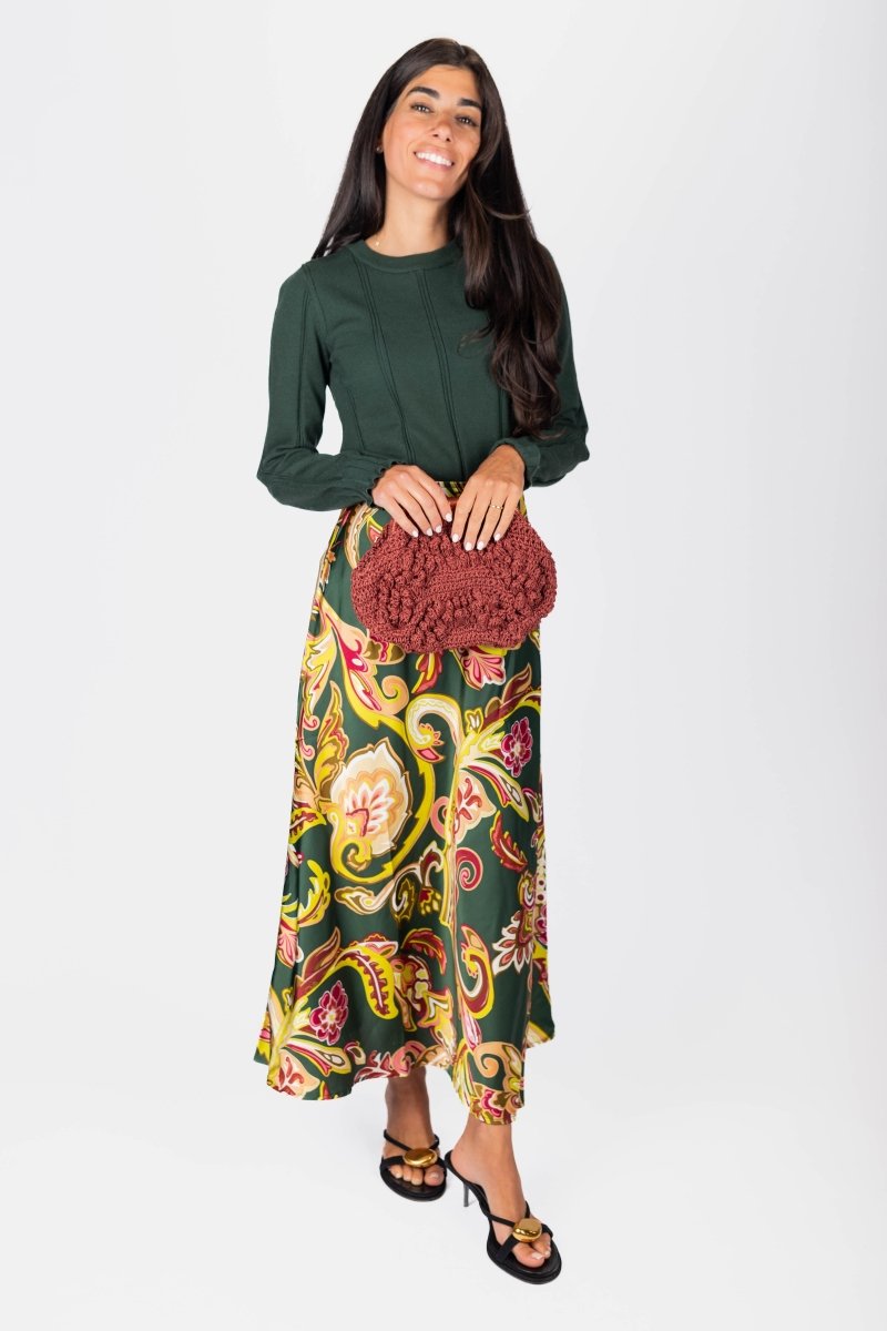 Dakota Skirt (Green/Ground) - Skirt - Yakira Bella