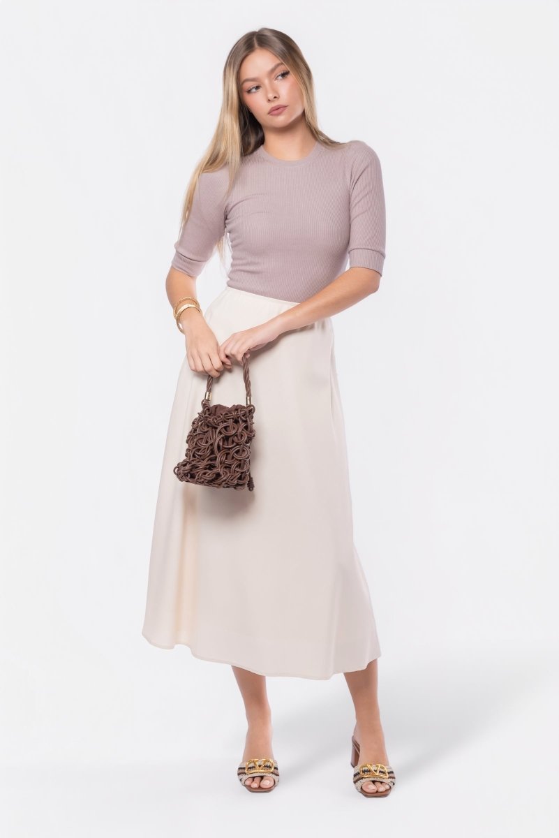 Dakota Skirt (Ivory Solid) - Skirt - Yakira Bella