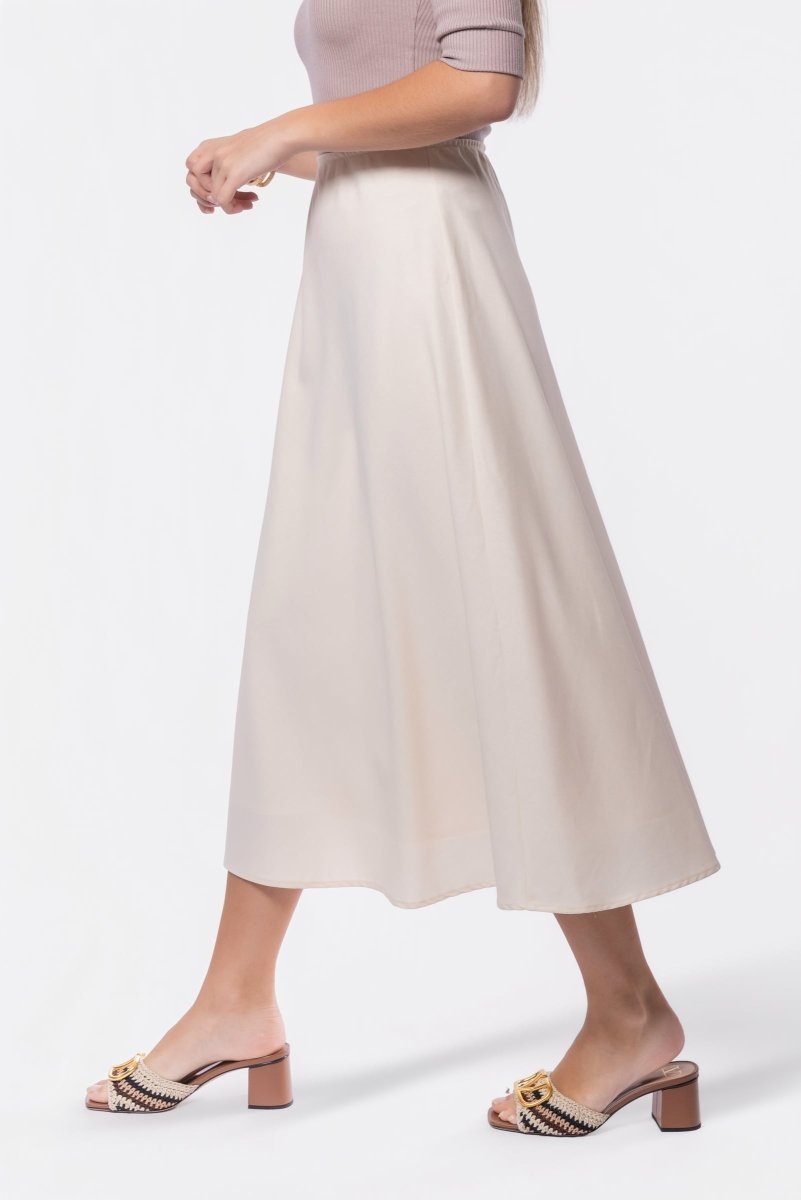 Dakota Skirt (Ivory Solid) - Skirt - Yakira Bella