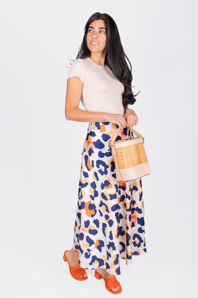 DAKOTA SKIRT (IVORY/NAVY) - Skirt - Yakira Bella