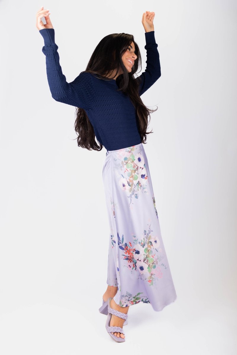Dakota Skirt (Lavender) - Skirt - Yakira Bella