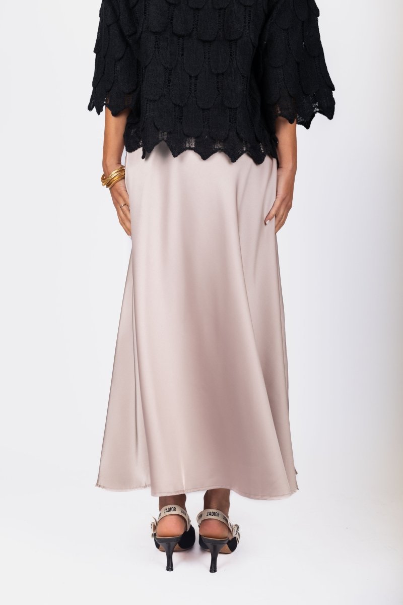Dakota Skirt (Light Khaki) - Skirt - Yakira Bella