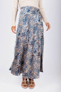Dakota Skirt (Navy/Brown) - Skirt - Yakira Bella