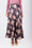 Dakota Skirt (Navy/Burgundy) - Skirt - Yakira Bella
