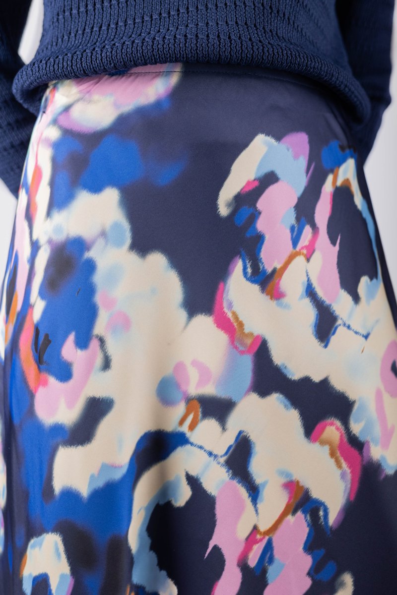 Dakota Skirt (Navy/Multi) - Skirt - Yakira Bella