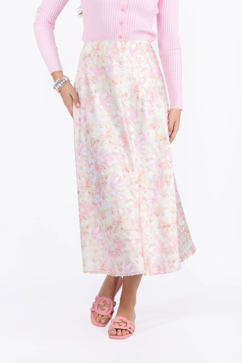 Dakota Skirt (Peach/Pink) - Skirt - Yakira Bella