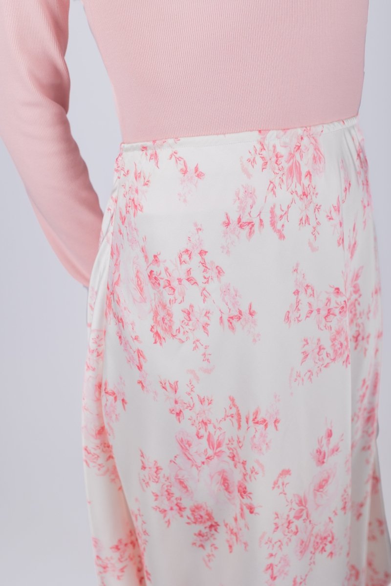 DAKOTA SKIRT (PINK FLOWER) - Skirt - Yakira Bella