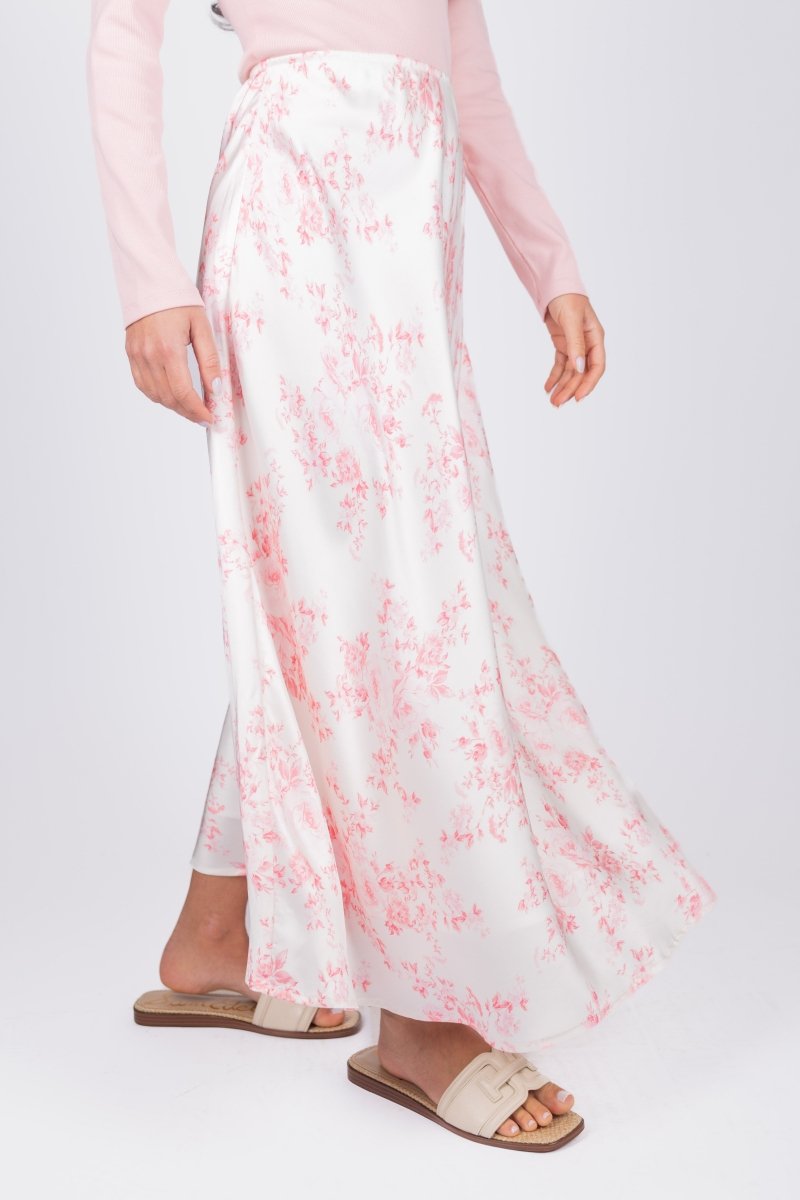 DAKOTA SKIRT (PINK FLOWER) - Skirt - Yakira Bella