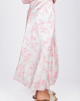 DAKOTA SKIRT (PINK FLOWER) - Skirt - Yakira Bella