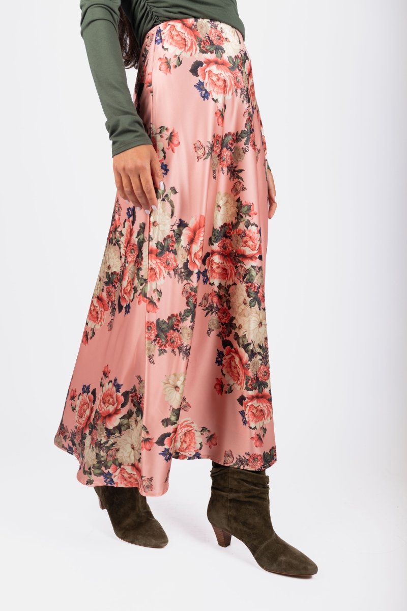Dakota Skirt (Pink Ground) - Skirt - Yakira Bella
