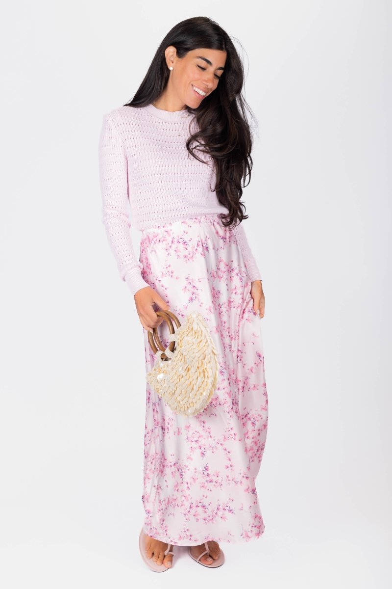 Dakota Skirt (Pink Pattern) - Skirt - Yakira Bella