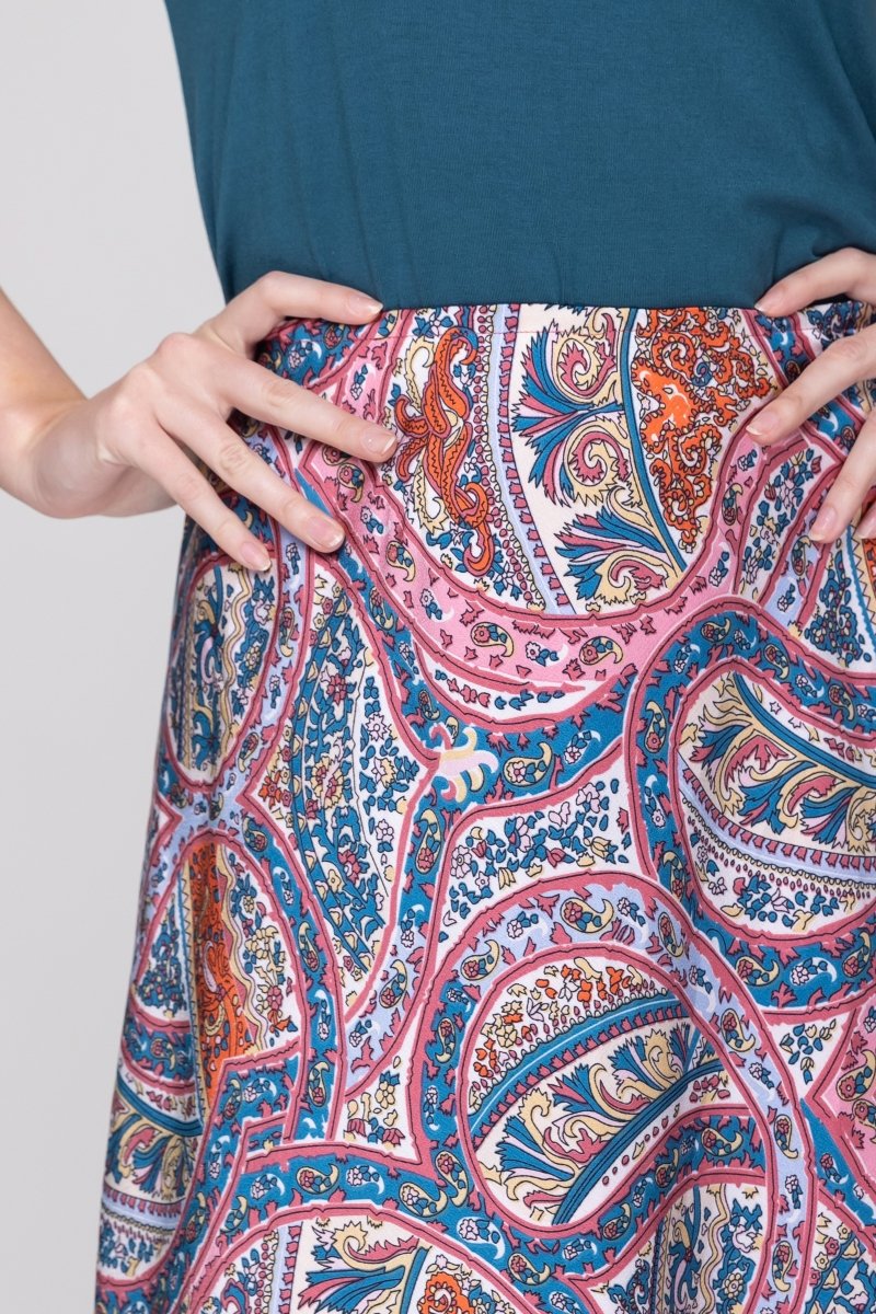 DAKOTA SKIRT (PINK/BLUE) - Skirt - Yakira Bella