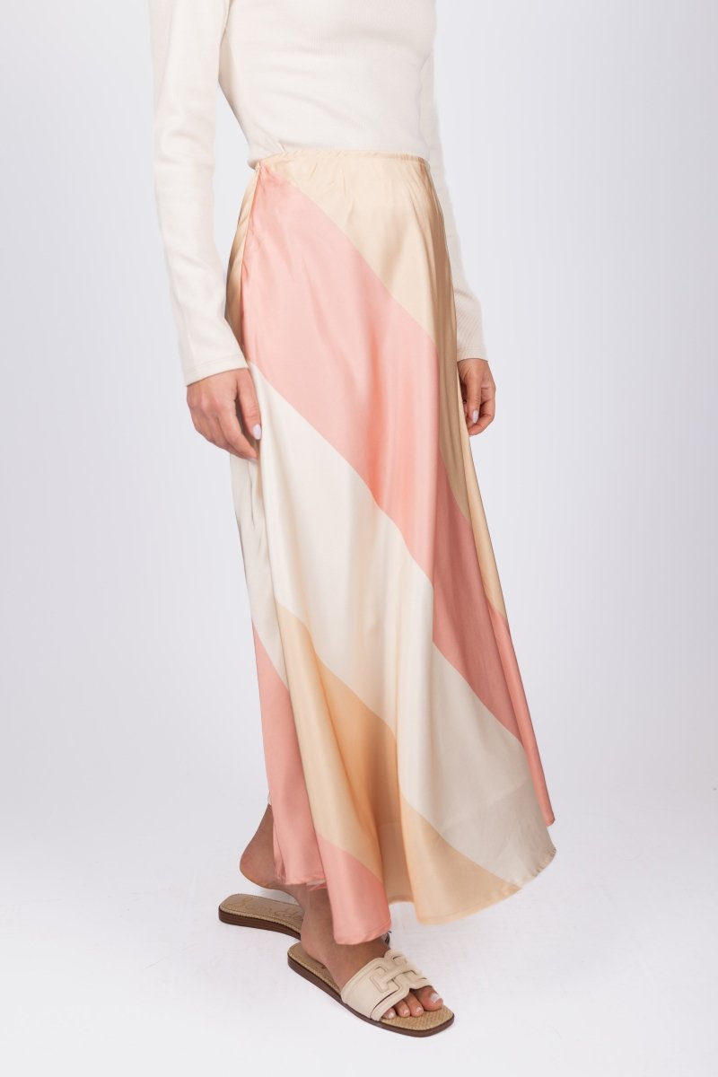 DAKOTA SKIRT (PINK/IVORY) - Skirt - Yakira Bella