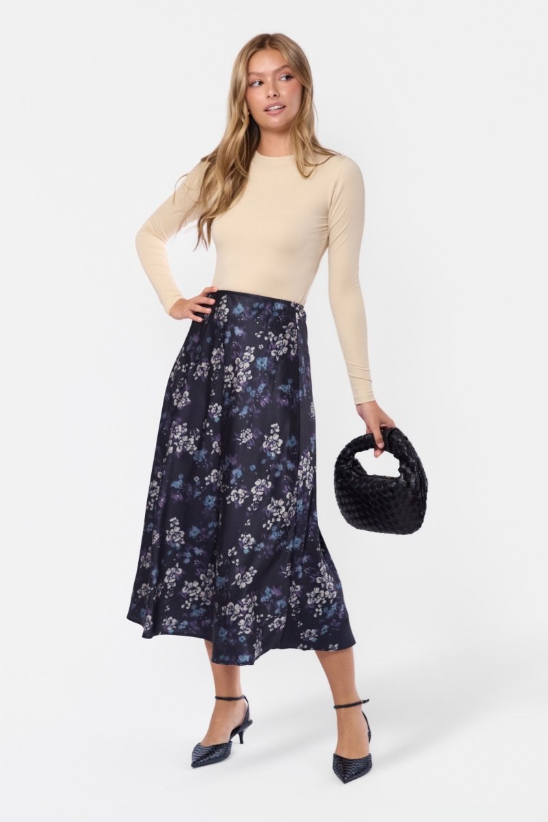 Dakota Skirt (Purple Ivory) - Skirt - Yakira Bella
