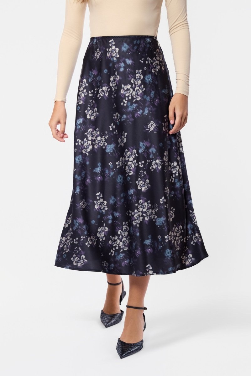Dakota Skirt (Purple Ivory) - Skirt - Yakira Bella