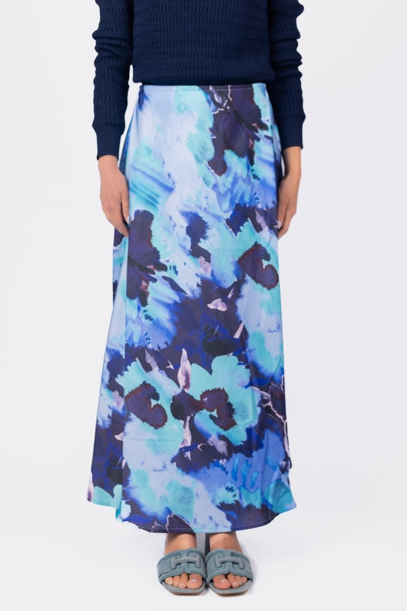 DAKOTA SKIRT (PURPLE PATTERN) - Skirt - Yakira Bella