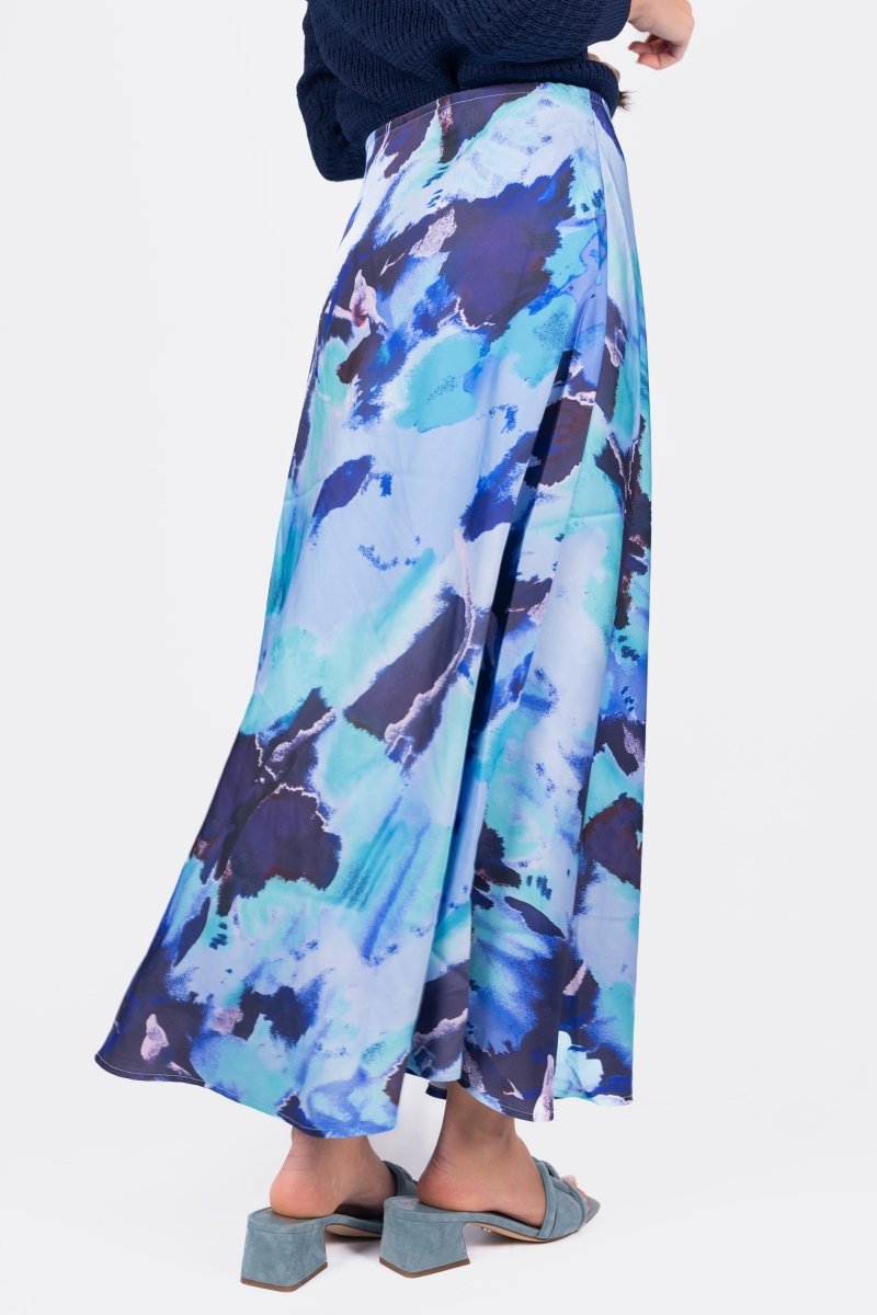 DAKOTA SKIRT (PURPLE PATTERN) - Skirt - Yakira Bella