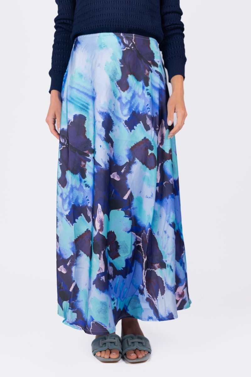 DAKOTA SKIRT (PURPLE PATTERN) - Skirt - Yakira Bella