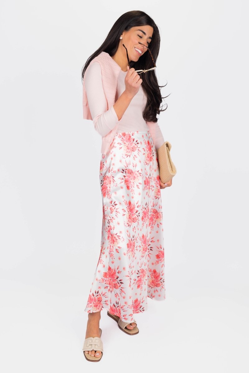 DAKOTA SKIRT (WHITE GROUND) - Skirt - Yakira Bella