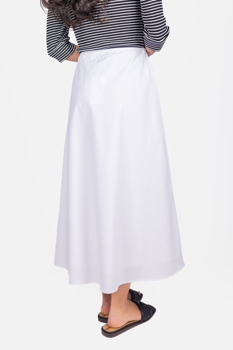 DAKOTA SKIRT (WHITE SOLID) - Skirt - Yakira Bella