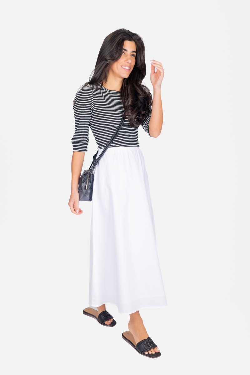 DAKOTA SKIRT (WHITE SOLID) - Skirt - Yakira Bella