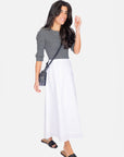 DAKOTA SKIRT (WHITE SOLID) - Skirt - Yakira Bella