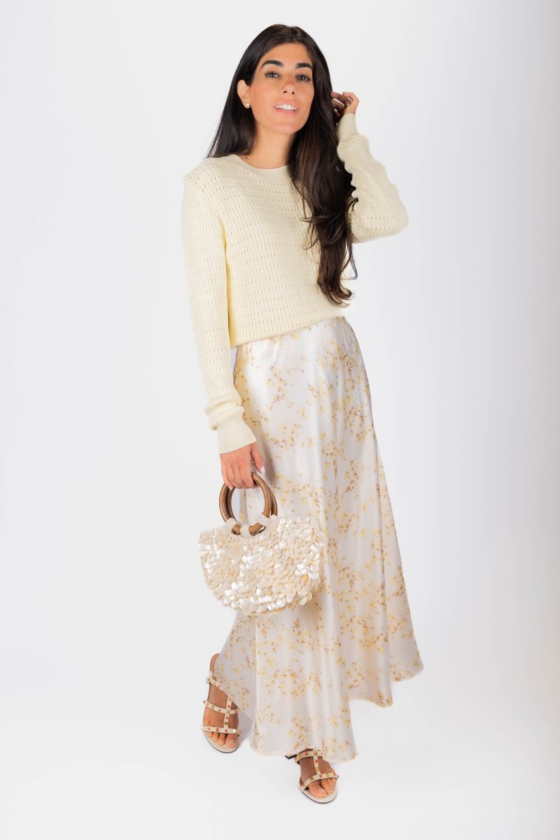 Dakota Skirt (Yellow Flower) - Skirt - Yakira Bella