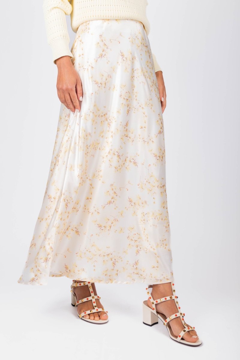 Dakota Skirt (Yellow Flower) - Skirt - Yakira Bella