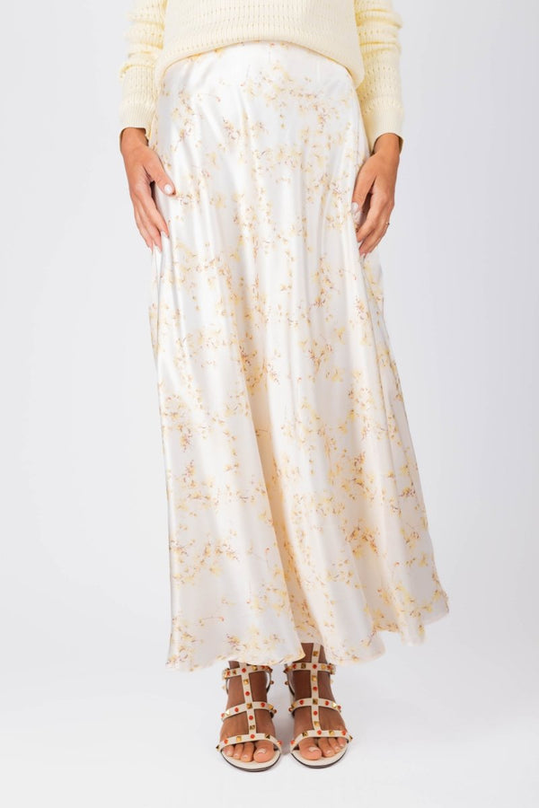 Dakota Skirt (Yellow Flower) - Skirt - Yakira Bella