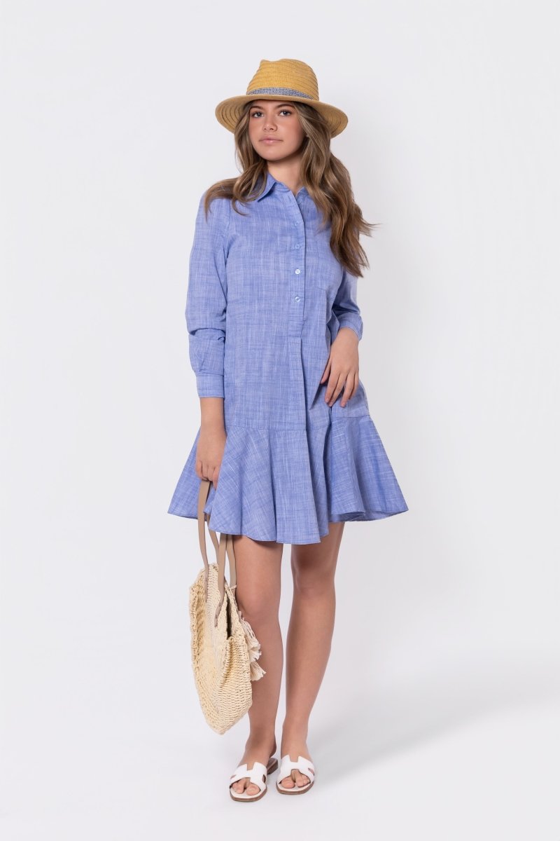 Dana Dress (Blue) - Dress - Yakira Bella