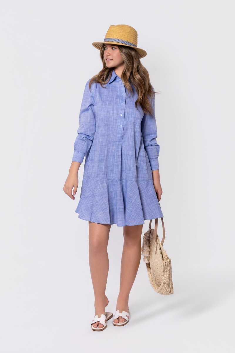 Dana Dress (Blue) - Dress - Yakira Bella